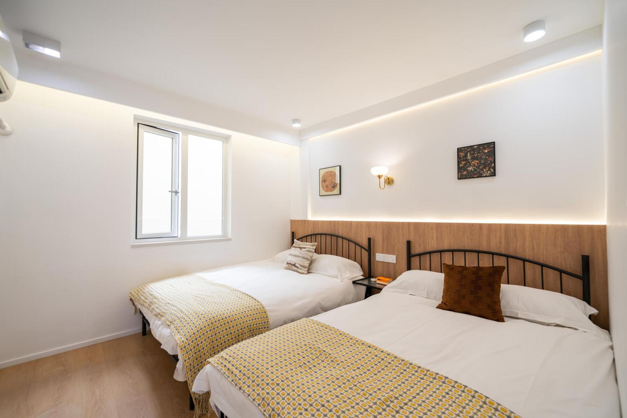 Shanghai Yi Du B&B - 150M Walk From Exit 5 Of Jiashan Road Metro Station Luaran gambar